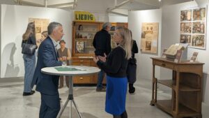 Eröffnung der Liebigbilder-Ausstellung in Darmstadt