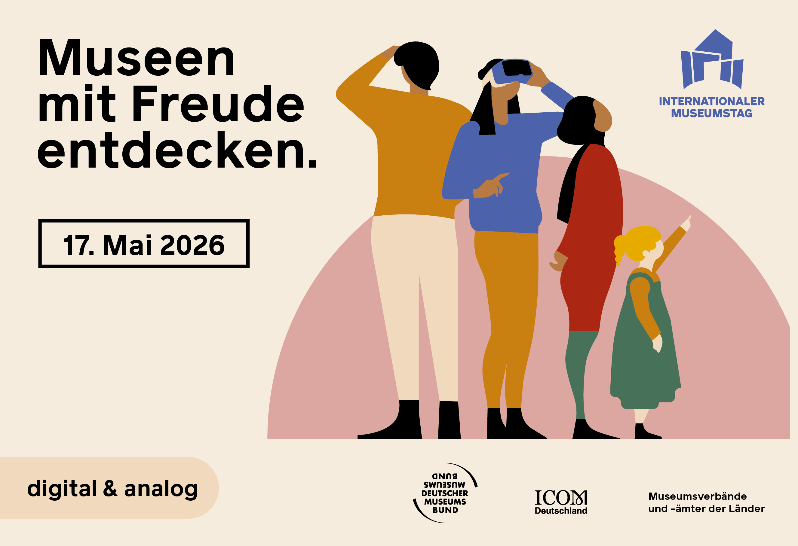 Plakat für den Internationaler Museumstag am 17. Mai 2026