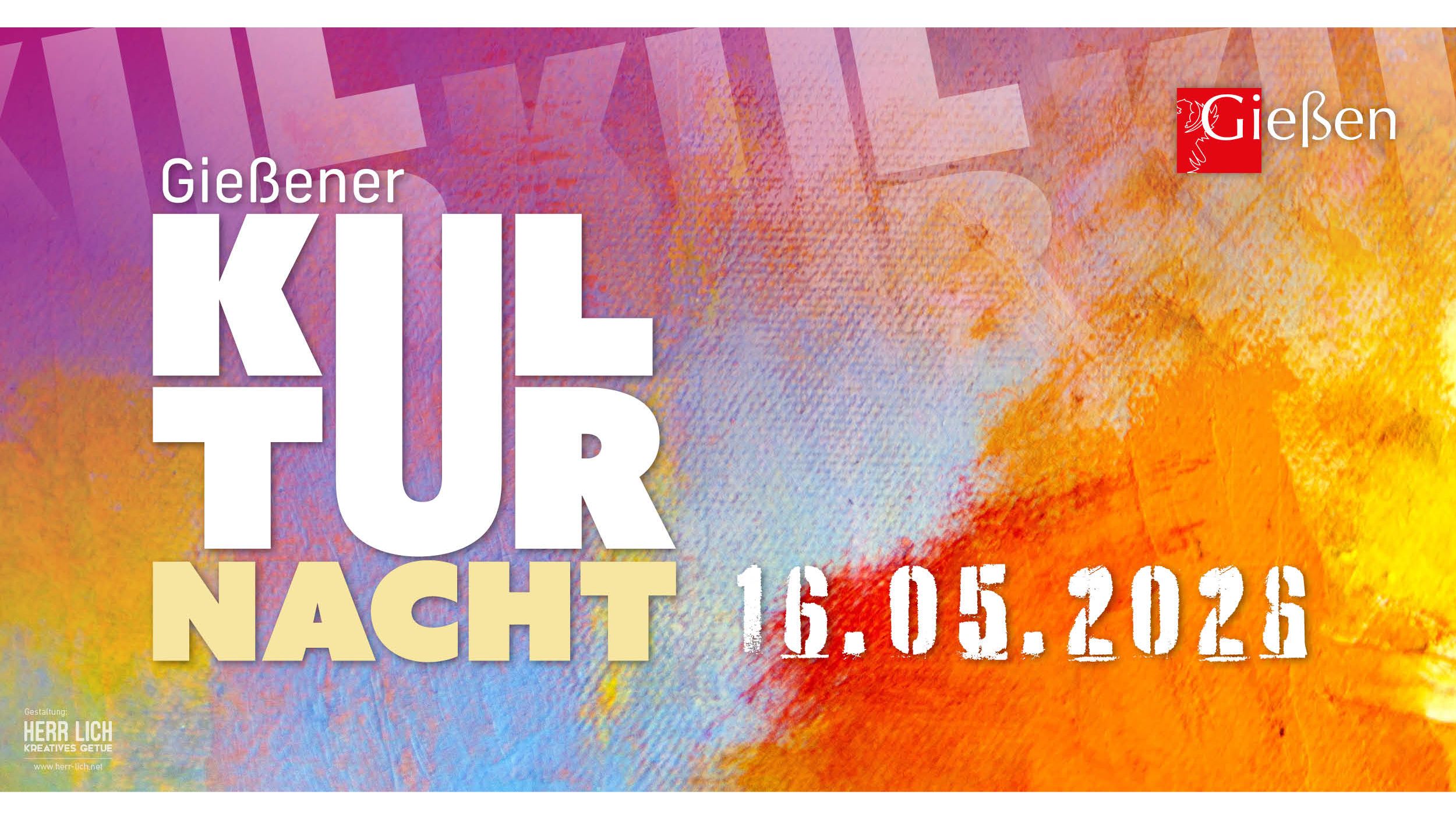 Gießener Kulturnacht am 16. Mai 2026